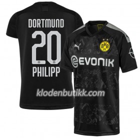 Borussia Dortmund Philipp 20 Borte Fotballdrakt 2019-2020 Kortermet